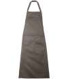 04454 Edgar NEOBLU Edgar Poly/Cotton Bib Apron Soft Grey colour image